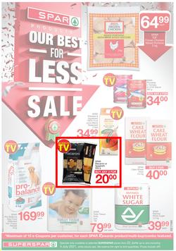 SUPERSPAR EASTERN CAPE : Our Best For less (22 June - 4 July 2021) Valid in Bluewater Bay, Despatch, Amalinda, Vincent, Knysna, Heather Park, Jeffrey's Bay, Rosehill, Leyvale, Sedgefield, Spandau, page 1
