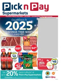 Pick n Pay Eastern Cape : New Year Specials (27 December 2024 - 01 January 2025)