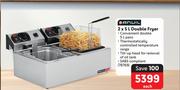 Anvil Double Fryer-2 x 5Ltr Each