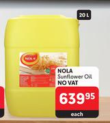 Nola Sunflower Oil-20Ltr Each