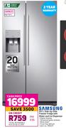 Samsung 501L Side By Side Freezer Fridge With Water & Ice Dispenser
