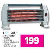 Logik 3 Bar Heater