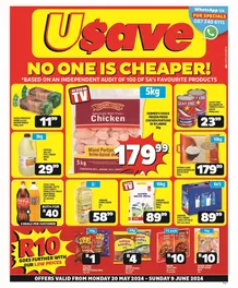 Usave Northern Cape & Free State : No One Is Cheaper (20 May - 09 June 2024)