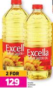 Excella Sunflower Oil-For 2 x 2Ltr