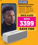 Vivo Y30 Moonstone White + Wireless Speaker