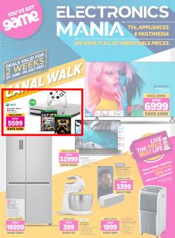 Game Canal Walk : Electronics Mania (23 June - 4 July 2021), page 1