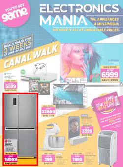Game Canal Walk : Electronics Mania (23 June - 4 July 2021), page 1