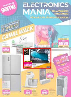 Game Canal Walk : Electronics Mania (23 June - 4 July 2021), page 1