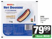 Spar Hot Doggers Viennas-1Kg