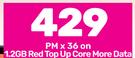 Samsung Galaxy A24 Smartphone-On 1.2GB Red Top Up Core More Data