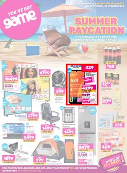 Game : Summer Paycation (30 September - 20 October 2023), page 1