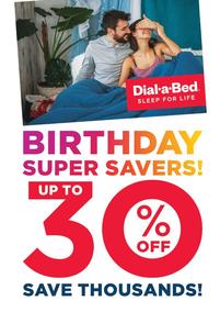 Dial-A-Bed : Birthday Super Savers (04 October - 06 November 2023)