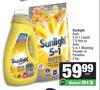 Sunlight Auto 2 In 1 Liquid 1.5L Or Auto 5 In 1 Washing Powder Or Paradise 2Kg-Each