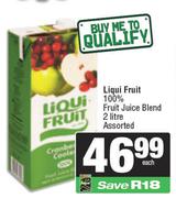 Liqui Fruit 100% Fruit Juice Blend Assorted-2L