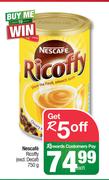 Nescafe Ricoffy (Excl. Decaf)-750g