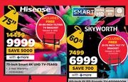 Hisense 75-Inch Smart 4K UHD TV-75A6Q
