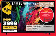 Samsung 43-Inch FHD Smart TV-43F6000F