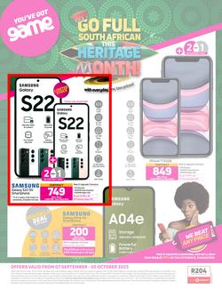 Game Cellular : Vodacom (07 September - 05 October 2023), page 1