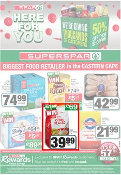 SUPERSPAR TOWN EASTERN CAPE : Here For you (21 July - 2 August 2020), page 1