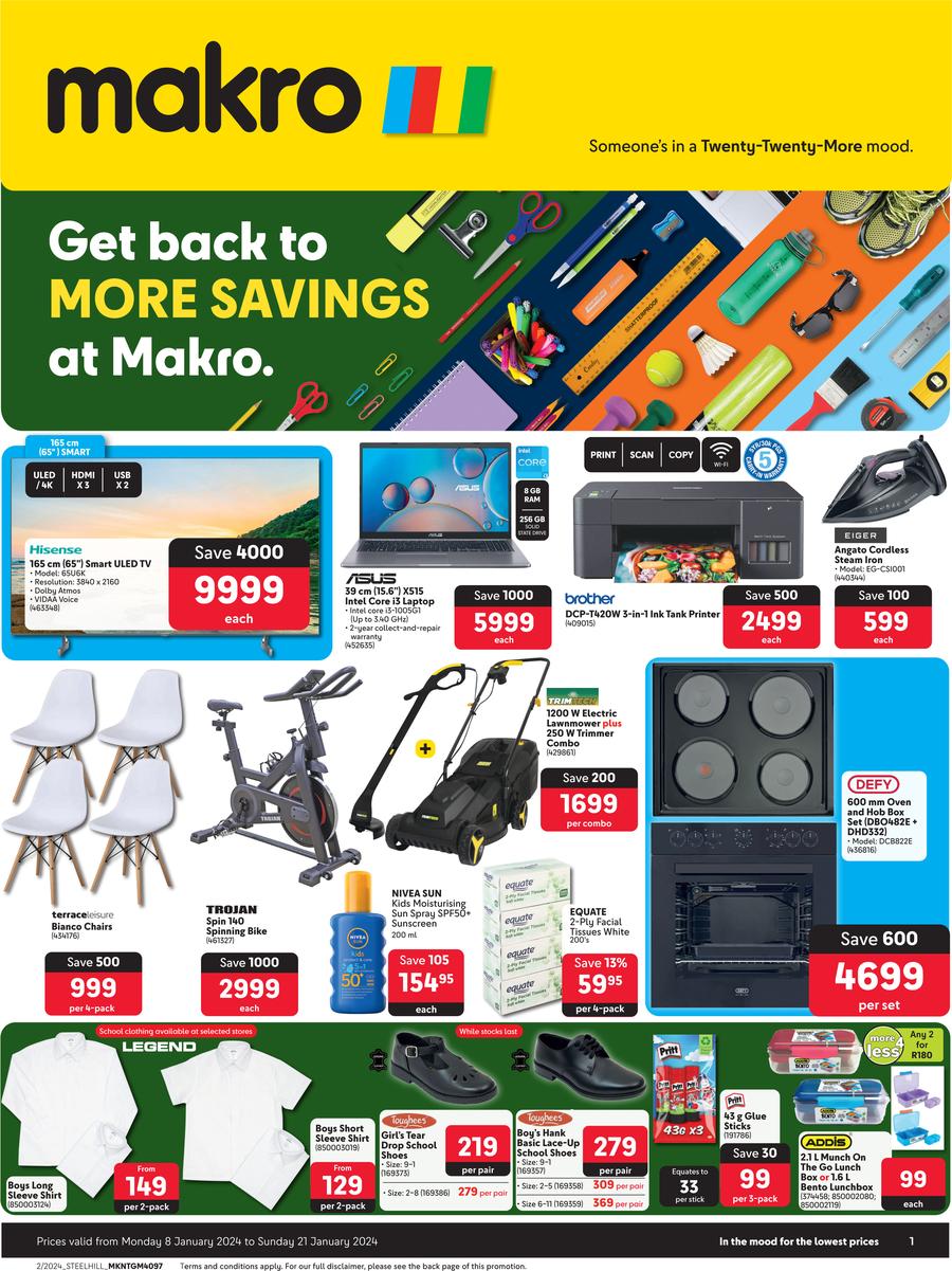 Makro : General Merchandise (08 January - 21 January 2024) — m.guzzle.co.za