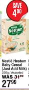 Nestle Nestum Baby Cereal (Just Add Milk) Assorted-250g