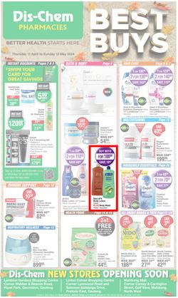 Dis-Chem : Best Buys (11 April - 12 May 2024), page 1