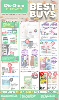 Dis-Chem : Best Buys (11 April - 12 May 2024), page 1