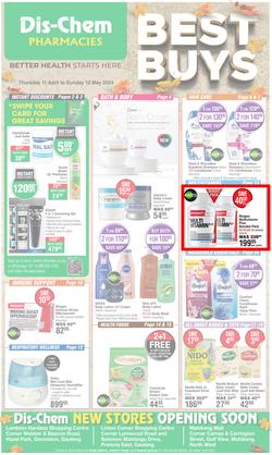 Dis-Chem : Best Buys (11 April - 12 May 2024), page 1
