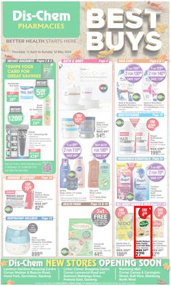 Dis-Chem : Best Buys (11 April - 12 May 2024), page 1