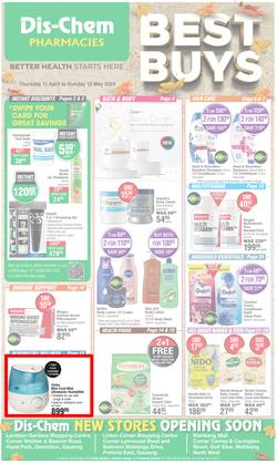 Dis-Chem : Best Buys (11 April - 12 May 2024), page 1