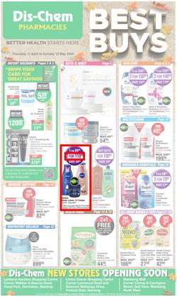 Dis-Chem : Best Buys (11 April - 12 May 2024), page 1