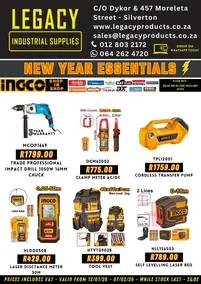 Legacy Industrial Supplies : New Year Essentials (12 January - 07 February 2026)