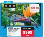 Samsung 165cm (65") Smart UHD TV UA65CU7000KXXA-On 5GB Data