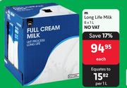 M Long Life Milk-6 x 1L