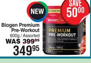 Biogen Premium Pre Workout Assorted-600g