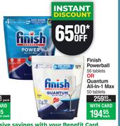 Finish Powerball 56 Tablets Or Quantum All In 1 Max 50 Tablets-Each
