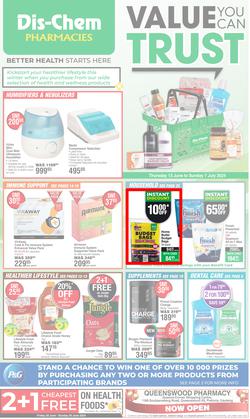 Dis-Chem : Value You Can Trust (13 June - 07 July 2024), page 1