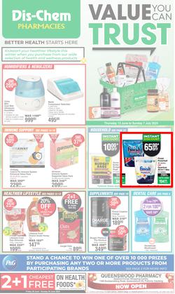 Dis-Chem : Value You Can Trust (13 June - 07 July 2024), page 1