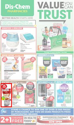 Dis-Chem : Value You Can Trust (13 June - 07 July 2024), page 1