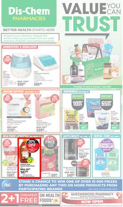 Dis-Chem : Value You Can Trust (13 June - 07 July 2024), page 1