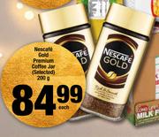Nescafe Gold Premium Coffee Jar(Selected)-200g Each