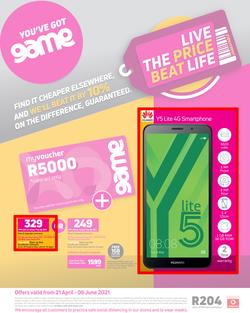 Game Vodacom : You've Got Game (21 April - 6 June 2021), page 1