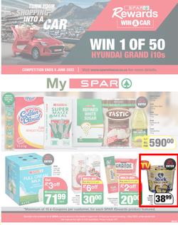 SPAR EASTERN CAPE : Turn Your Shopping Into A Car (19 April - 01 May 2022) | Valid In Amahlathi, Bedford, Buffalo Flats, Cala, Centane, Hankey, Indwe, Idutywa, Komga, Lady Frere, Nemato, Patensie, page 1