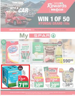 SPAR EASTERN CAPE : Turn Your Shopping Into A Car (19 April - 01 May 2022) | Valid In Amahlathi, Bedford, Buffalo Flats, Cala, Centane, Hankey, Indwe, Idutywa, Komga, Lady Frere, Nemato, Patensie, page 1