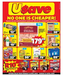 Usave Kwa-Zulu Natal : No One Is Cheaper (08 April - 21 April 2024)