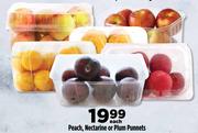 Peach, Nectarine or Plum Punnets-Each