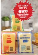 Food Lover's Cheddar, White Cheddar Or Gouda-800g Each