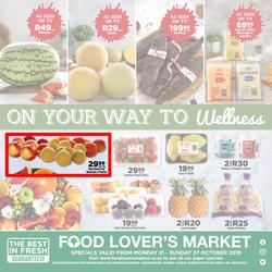 Food Lover's Market Western Cape : Our Way To Wellness (21 Oct - 27 Oct 2019), page 1