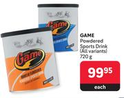 Game Powdered Sports Drink (All Variants)-720g Each