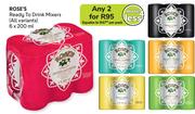 Rose's Ready To Drink Mixers (All Variants)-Any 2 x 6 x 200ml